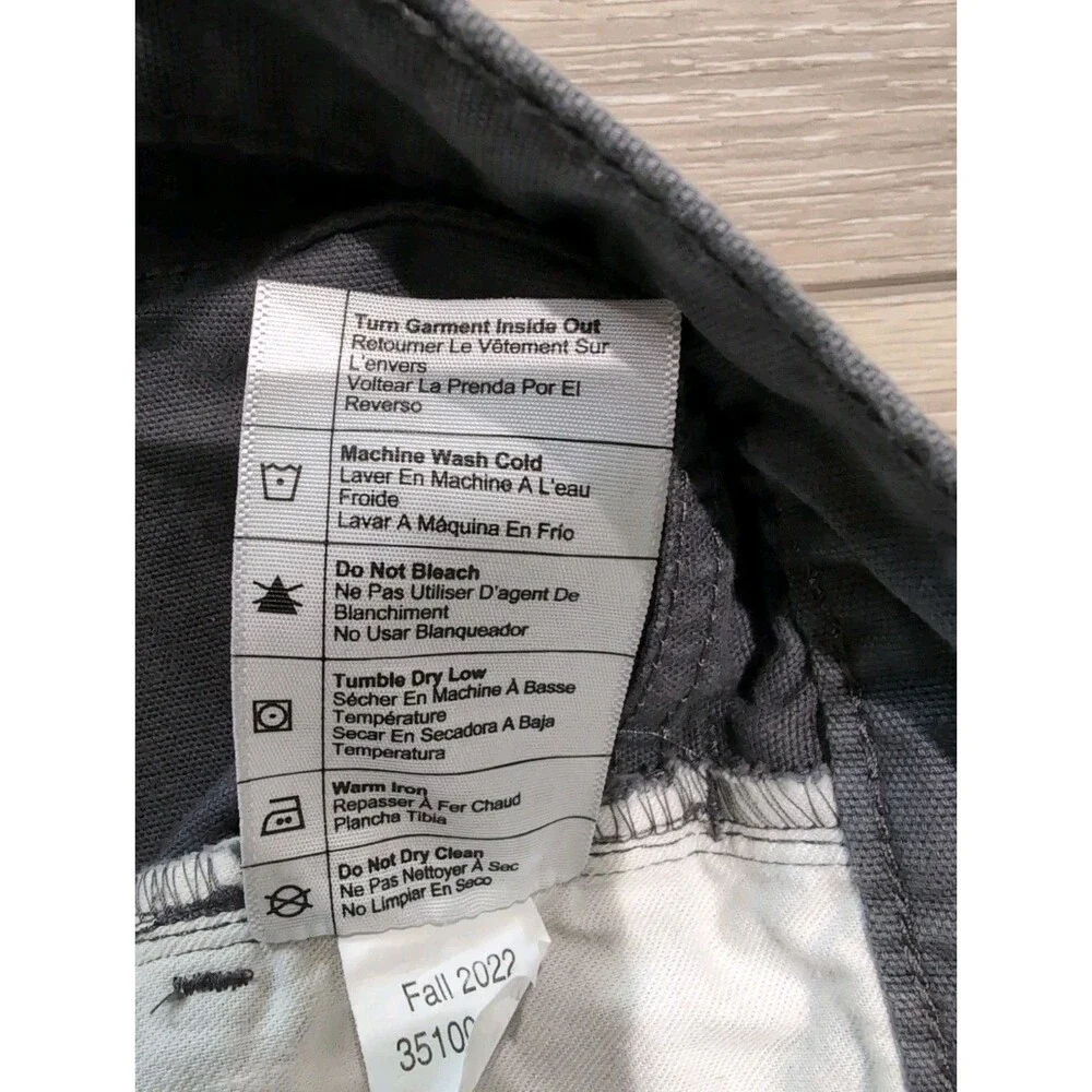 CARHARTT CANVAS RELAXED FIT  PANTS GRAY IN MEN'S SIZE 44x30(44x28 actual) EUC